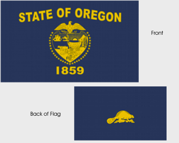 State of Oregon atv flag